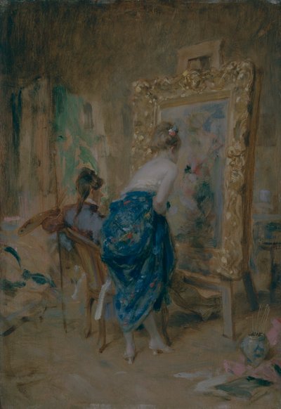 „Model artysty”, 1874. autorstwa Charles Bargue