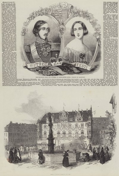 Wizyta Jej Królewskiej Mości w Niemczech autorstwa Charles Baugniet