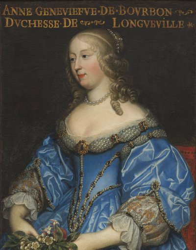 Anne-Geneviève de Bourbon-Condé 1619-1679, księżna Longueville, połowa XVII w.. autorstwa Charles Beaubrun