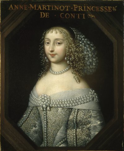 Anne Marie Martinozzi 1637-1672, księżna Conti, ok. 1665. autorstwa Charles Beaubrun