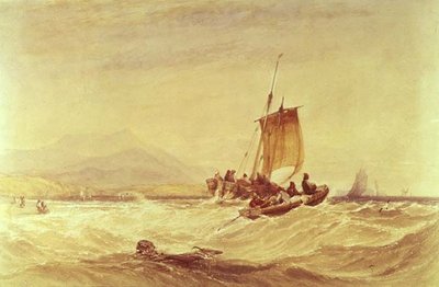 Donegal Bay, c.1841 (akwarela) autorstwa Charles Bentley
