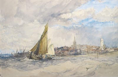 Harwich, od morza autorstwa Charles Bentley