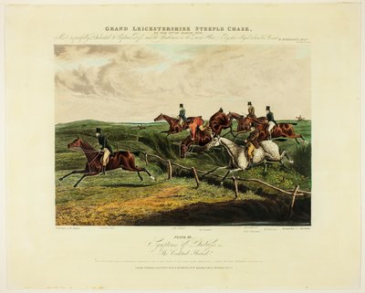 Symptomy niepokoju, od The Grand Steeplechase Over Leicestershire autorstwa Charles Bentley