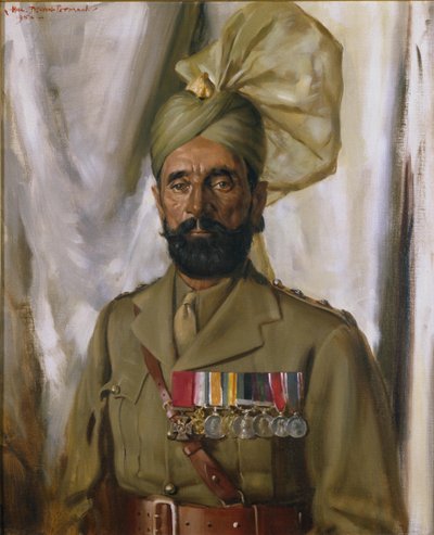 Subaddar Khudadad Khan VC, 10. Pułk Baloch, 1914-35 autorstwa Charles Bevan
