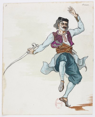 Holmès - Czarna góra - kostiumy zaprojektowane przez Charlesa Bianchiniego - 05. Taniec autorstwa Charles Bianchini