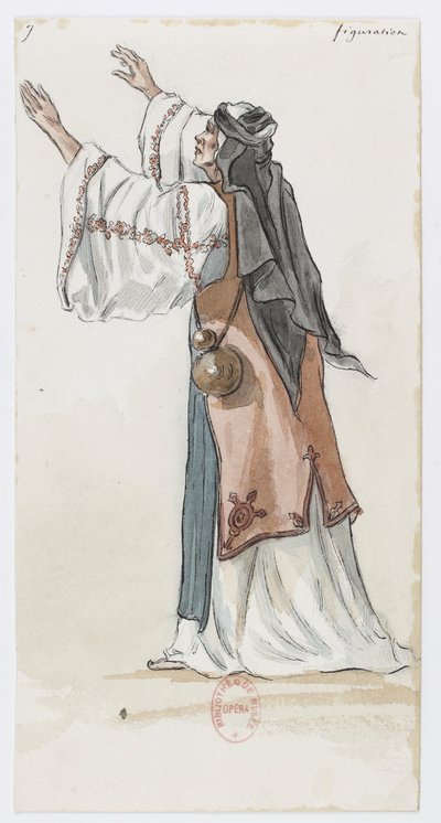 Holmès - Czarna góra - kostiumy zaprojektowane przez Charlesa Bianchiniego - 07. Figuracja autorstwa Charles Bianchini