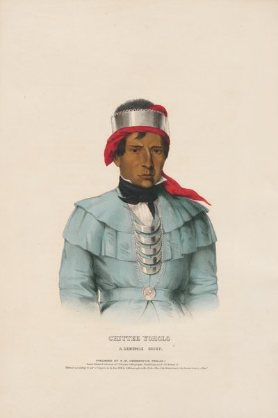 Chittee Yoholo - wódz Seminolów autorstwa Charles Bird King