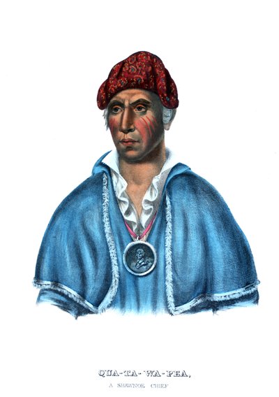 Quatawapea, czyli pułkownik Lewis autorstwa Charles Bird King