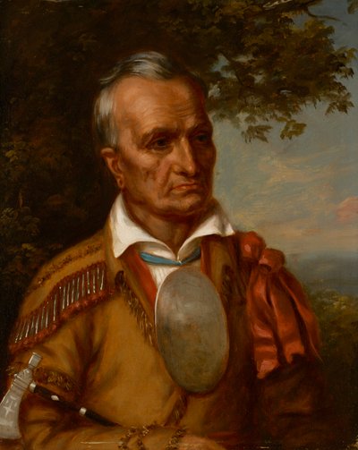 Czerwona Kurtka, Seneca Chief (Sagoyewatha) (ok. 1758-1830) autorstwa Charles Bird King
