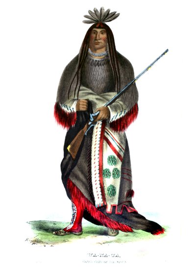 Wanata („Ładowarka”), Wielki Wódz Siuksów autorstwa Charles Bird King