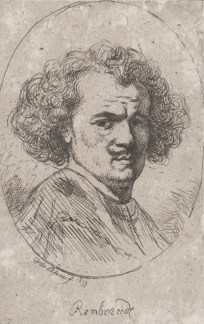 Portret Rembrandta, 1859. autorstwa Charles Blanc