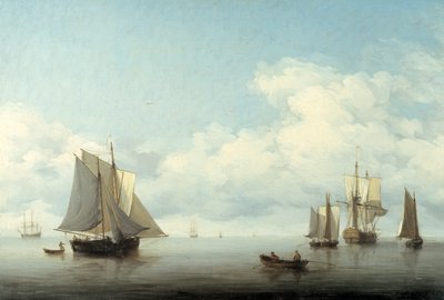 „Pejzaż morski z żeglugą”, 1743-1759 autorstwa Charles Brooking