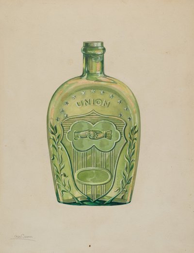 Butelka z alkoholem autorstwa Charles Caseau