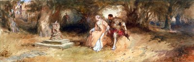 „Pejzaż z figurami”, 1885. autorstwa Charles Cattermole