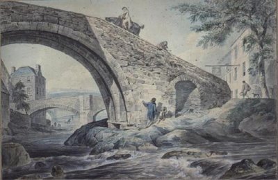 Widok na mosty w Hawick autorstwa Charles Catton