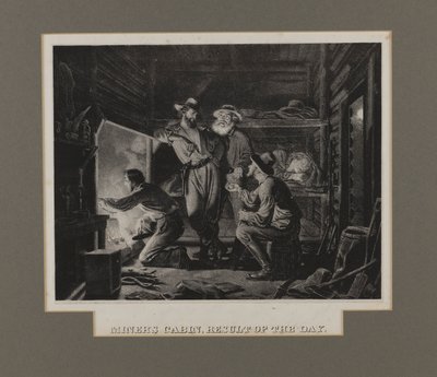 Górnicza chata, wynik dnia autorstwa Charles Christian Nahl