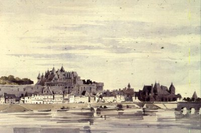 Widok Amboise, Francja autorstwa Charles Claude Pyne