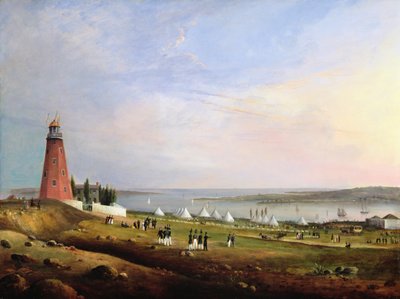 Rozrywka Boston Rifle Rangers przez Portland Rifle Club w Portland autorstwa Charles Codman
