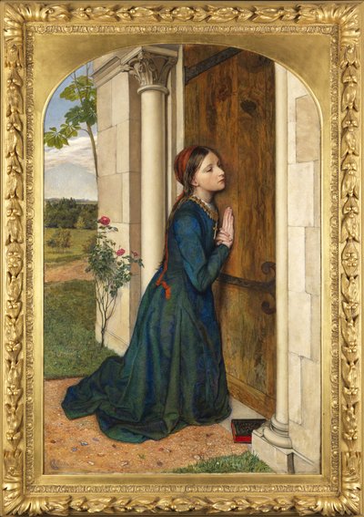 Pobożne dzieciństwo św. Elżbiety Węgierskiej, 1852 r. autorstwa Charles Collins