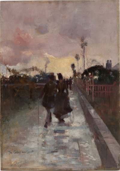Powrót do domu (Szarość i złoto) autorstwa Charles Edward Conder