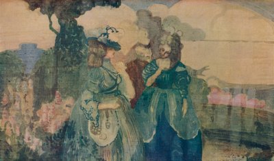 W Blue Country lub Colloque Sentimentale, c1895 autorstwa Charles Edward Conder