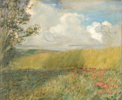 „Pole kukurydzy”, 1888-1909 autorstwa Charles Edward Conder