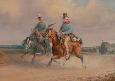 Scena na drodze we Francji autorstwa Charles Cooper Henderson