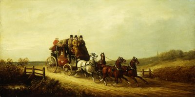 Londyn do Brighton Royal Mail na otwartej drodze, autorstwa Charles Cooper Henderson