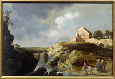 Włoski krajobraz. Obraz Carel De Hooch (? - 1638) autorstwa Charles Cornelisz de Hooch