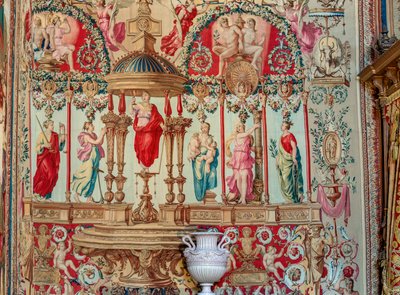 Sypialnia Anny Austriaczki w apartamencie papieża (zdjęcie) autorstwa Charles & Cotelle Jean II (1642 1708) Errard