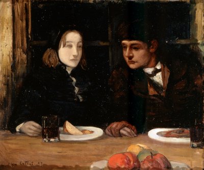 Wieczerza Pożegnalna, Robotnicy Morza, 1897. autorstwa Charles Cottet