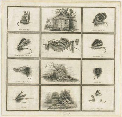 Dovedale - Muchy i haczyki Charlesa Cottona: miedzioryt, II [?XIX w.] (druk) autorstwa Charles Cotton