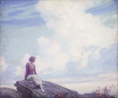 Różowa chmura autorstwa Charles Courtney Curran