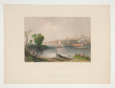 Albany, ilustracja dla Nathaniela Parkera Willisa autorstwa Charles Cousen