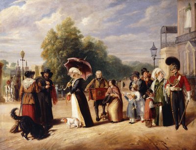 Hyde Park Corner z rezydencją księcia Wellingtona, autorstwa Charles Cranmer