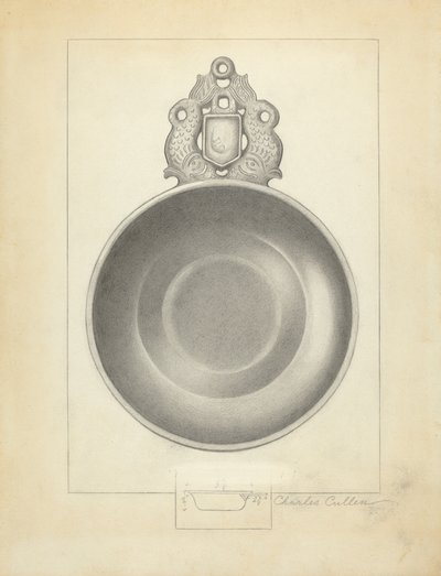 Cynowa Porringer autorstwa Charles Cullen