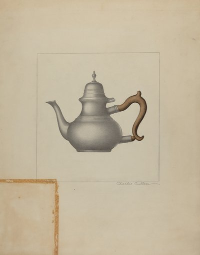 Cynowy czajniczek autorstwa Charles Cullen