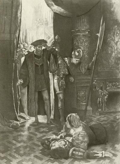 Lucrezia Borgia, Ostatni akt ostatnia scena (wklęsłodruk) autorstwa Charles D. Graves