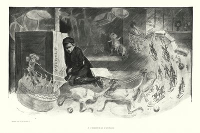 Świąteczna fantazja (litografia) autorstwa Charles Dana Gibson