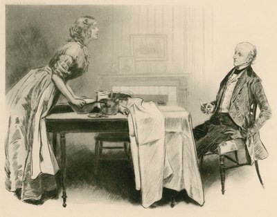 Dick Swiveller i markiza autorstwa Charles Dana Gibson