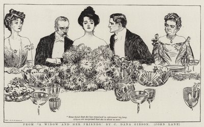 Od wdowy i jej przyjaciół autorstwa Charles Dana Gibson