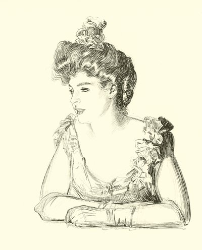 Ilustracja do drabiny społecznej autorstwa Charles Dana Gibson