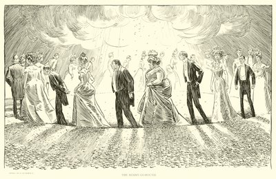 Ilustracja do drabiny społecznej autorstwa Charles Dana Gibson