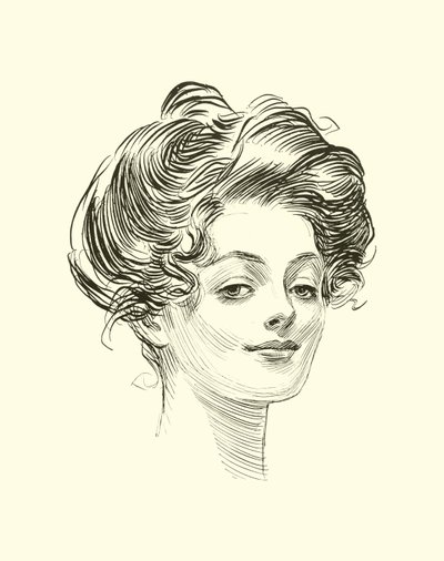 Ilustracja do drabiny społecznej autorstwa Charles Dana Gibson