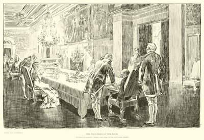 Ilustracja do drabiny społecznej autorstwa Charles Dana Gibson