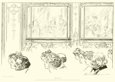 Ilustracja do drabiny społecznej autorstwa Charles Dana Gibson