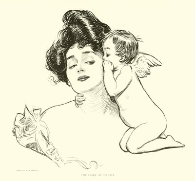 Ilustracja do drabiny społecznej autorstwa Charles Dana Gibson