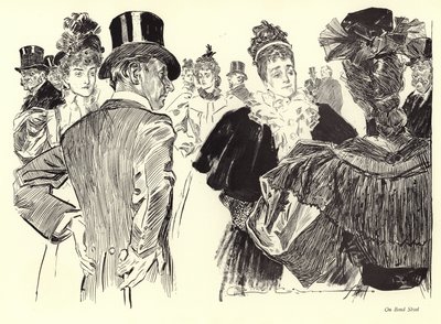 Na Bond Street autorstwa Charles Dana Gibson