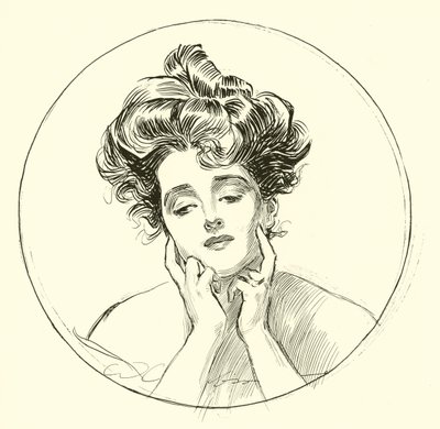 Piękna wdowa autorstwa Charles Dana Gibson
