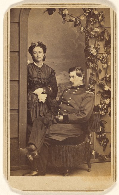 [Generał George Brinton McClellan i jego żona]. autorstwa Charles DeForest Fredricks